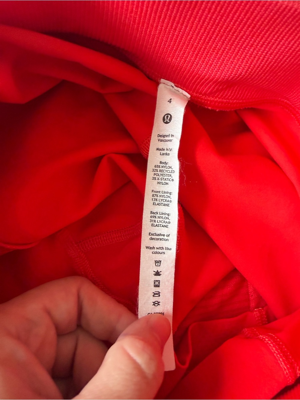 Lululemon Swiftly Tech High-Rise Tennis Skirt w/ Built in Shorts Size 4 Hot Heat - Picture 11 of 14